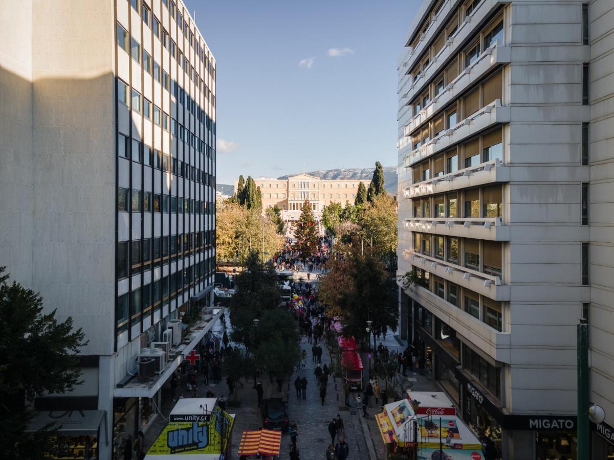 Syntagma Spotlight Residence Aten Exteriör bild