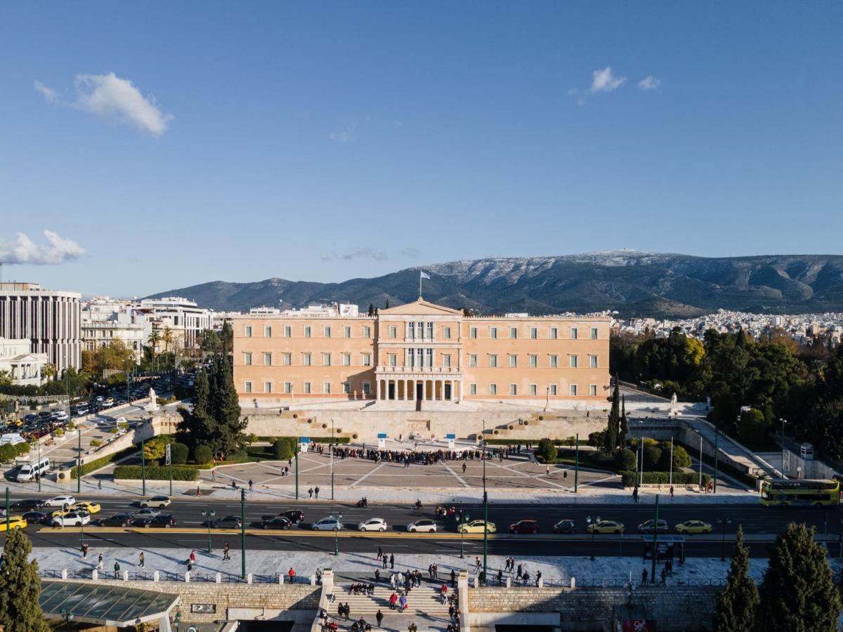 Syntagma Spotlight Residence Aten Exteriör bild